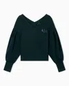 Armani Exchange Sweatshirts Without Hood In Green