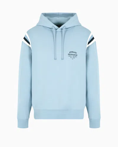 Armani Exchange Sweatshirts Without Hood In Light_blue