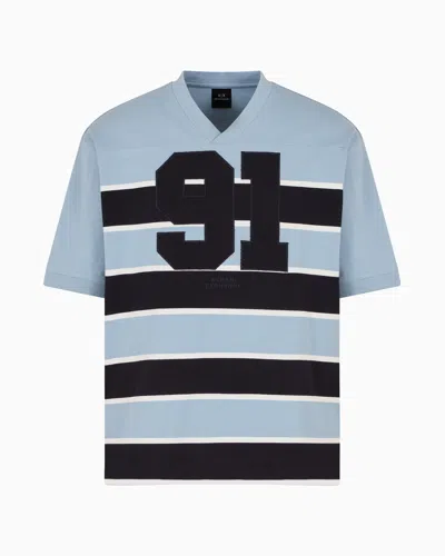 Armani Exchange Sweatshirts Without Hood In Light_blue