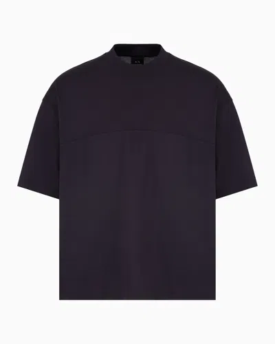 Armani Exchange Sweatshirts Without Hood In Navy Blue