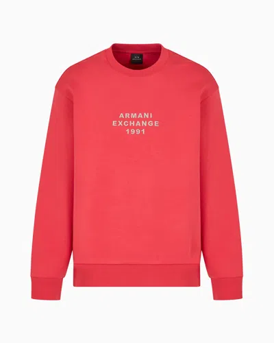 Armani Exchange Sweatshirts Without Hood In Red