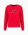 Armani Exchange Sweatshirts Without Hood In Red