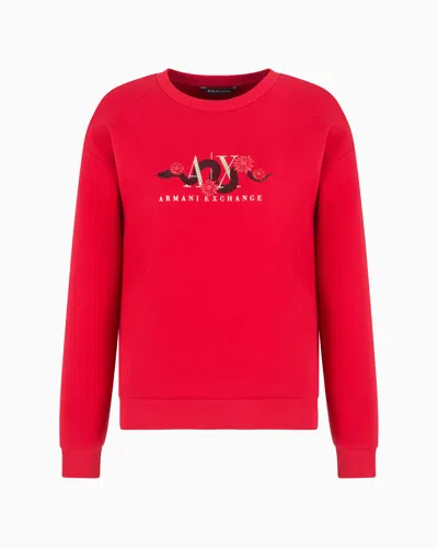 Armani Exchange Sweatshirts Without Hood In Red