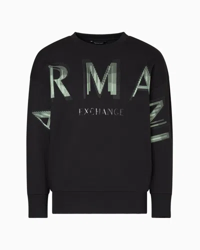 Armani Exchange Sweatshirts Without Hood In Schwarz