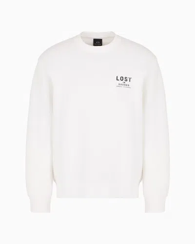 Armani Exchange Sweatshirts Without Hood In White