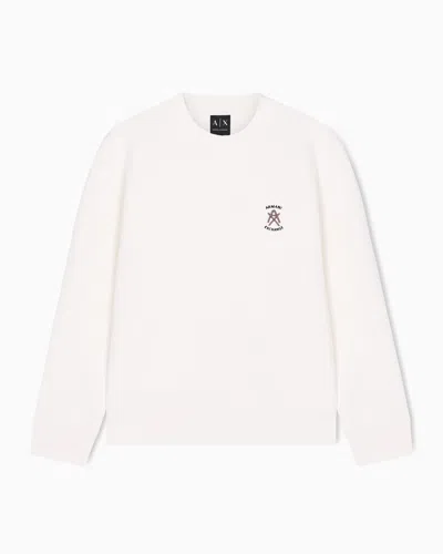 Armani Exchange Sweatshirts Without Hood In White