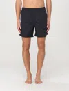 Armani Exchange Logo-print Swim Shorts In Blue
