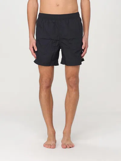 Armani Exchange Logo-print Swim Shorts In Black