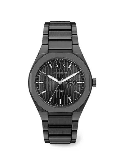 Armani Exchange Sync 42mm Watch In Gray