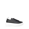 Armani Exchange Chunky Lace-up Trainers In Black