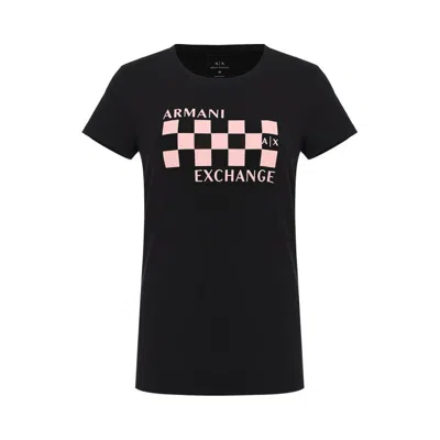 Armani Exchange Woman T-shirt Black Size Xs Cotton