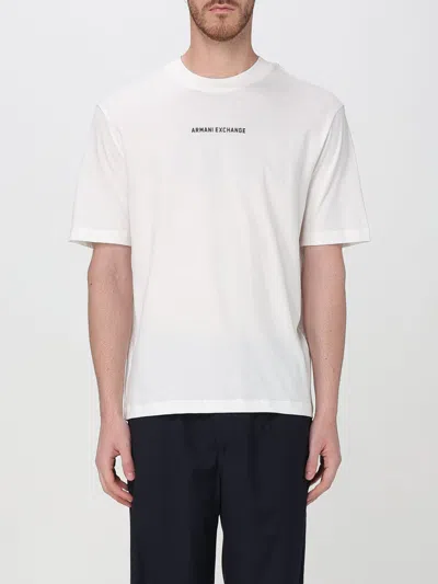 Armani Exchange T-shirt  Men Color Beige In Beige