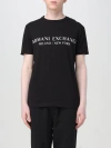 Armani Exchange Regular Fit T-shirt With Logo In Black