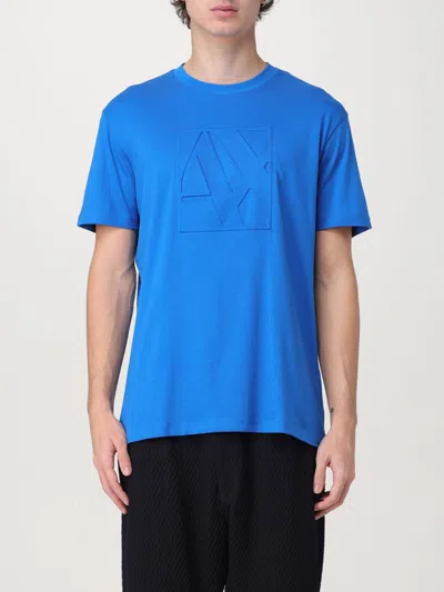 Armani Exchange T-shirt  Men Color Blue 1 In Blau 1