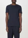 Armani Exchange Navy Crewneck T-shirt In Blue