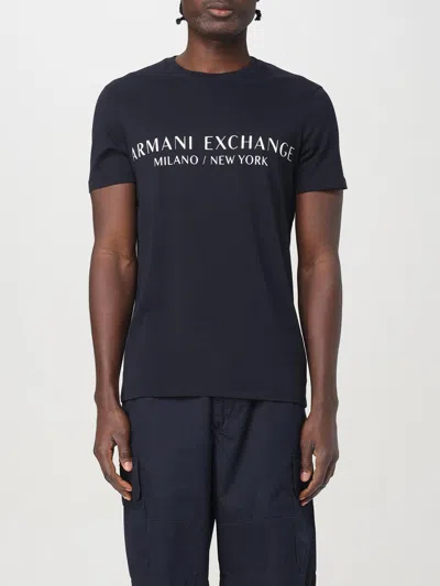 ARMANI EXCHANGE T-SHIRT ARMANI EXCHANGE MEN COLOR BLUE,421914009