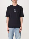 Armani Exchange Mens Ax Diamond Logo T-shirt In Blue