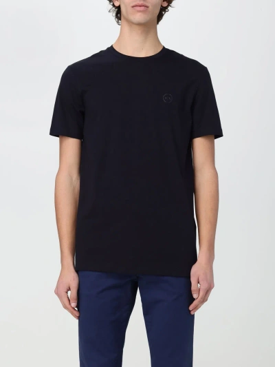 Armani Exchange T-shirt  Men Colour Blue In Black Uc001