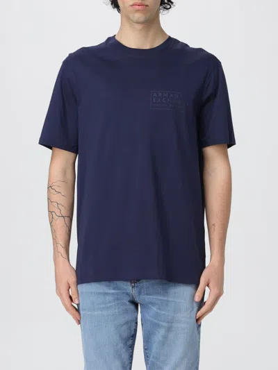 Armani Exchange T-shirt  Men Color Blue