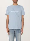 Armani Exchange T-shirt  Men Color Gnawed Blue