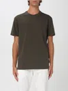 Armani Exchange Logo-embroidered Cotton T-shirt In Gray