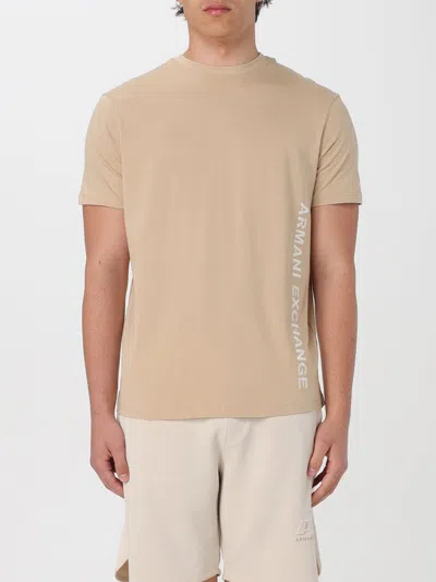 Armani Exchange T-shirt  Men Color Sand