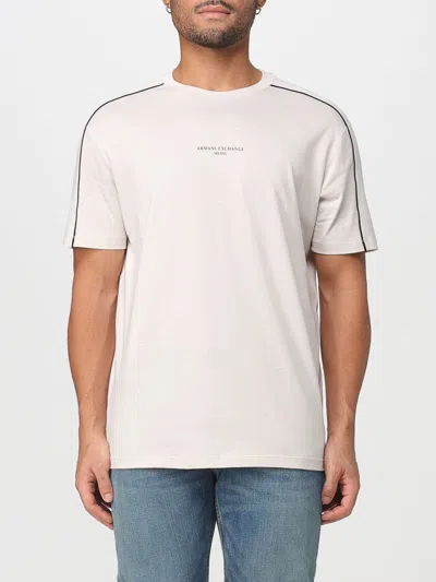 Armani Exchange T-shirt  Men Color Yellow Cream