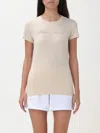 Armani Exchange T-shirt  Woman Color Beige In Beige