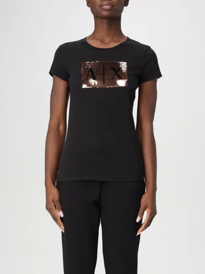 ARMANI EXCHANGE T-SHIRT ARMANI EXCHANGE WOMAN COLOR BLACK,422168002
