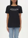 Armani Exchange Regular Fit T-shirts In Black
