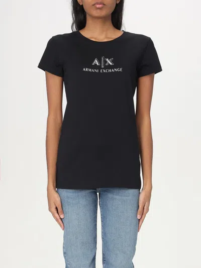 ARMANI EXCHANGE T-SHIRT ARMANI EXCHANGE WOMAN COLOR BLACK,G72229002