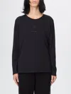 Armani Exchange T-shirt  Woman Color Black In Black