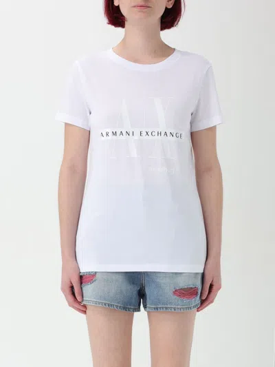 Armani Exchange T-shirt  Woman Color White In 白色