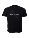 Armani Exchange Regular Fit T-shirts In Black
