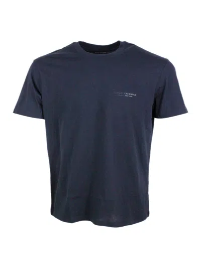 Armani Exchange T-shirt In Blue