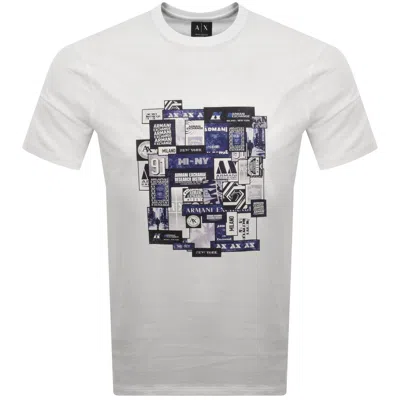 Armani Exchange Regular T-shirt In Cotton Jersey In White