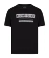 Armani Exchange T-shirt With Round Neck And Short Sleeves In Black