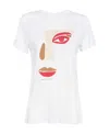 Armani Exchange T-shirt With Round Neck And Short Sleeves In White
