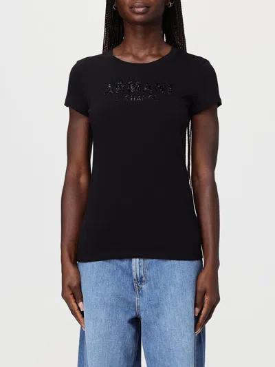 Armani Exchange T-shirt Woman  In Black