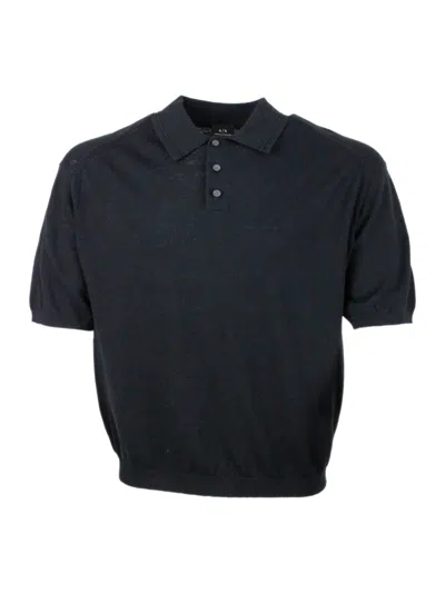 Armani Exchange T-shirts And Polos In Black
