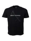 Armani Exchange Regular Fit T-shirts In Black