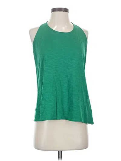Pre-owned Armani Exchange Tank Top Green Halter Neckline Tops