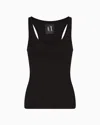 Armani Exchange Tank Tops In Black