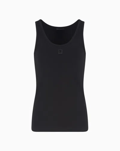 Armani Exchange Tank Tops In Black