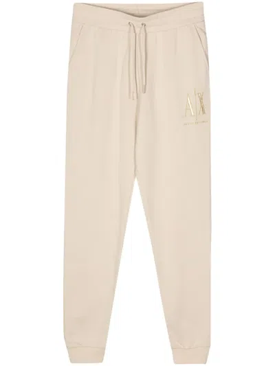 Armani Exchange Icon Jogger Pants In Neutral