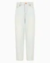 Armani Exchange Tapered Jeans In Blue