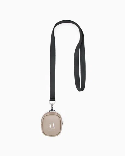 Armani Exchange Tech Accessories In Beige