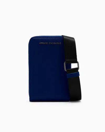 Armani Exchange Tech Accessories In Blue