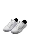 Armani Exchange Embroidered-logo Sneakers In White
