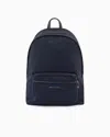 Armani Exchange Technical Fabric Backpack In Black